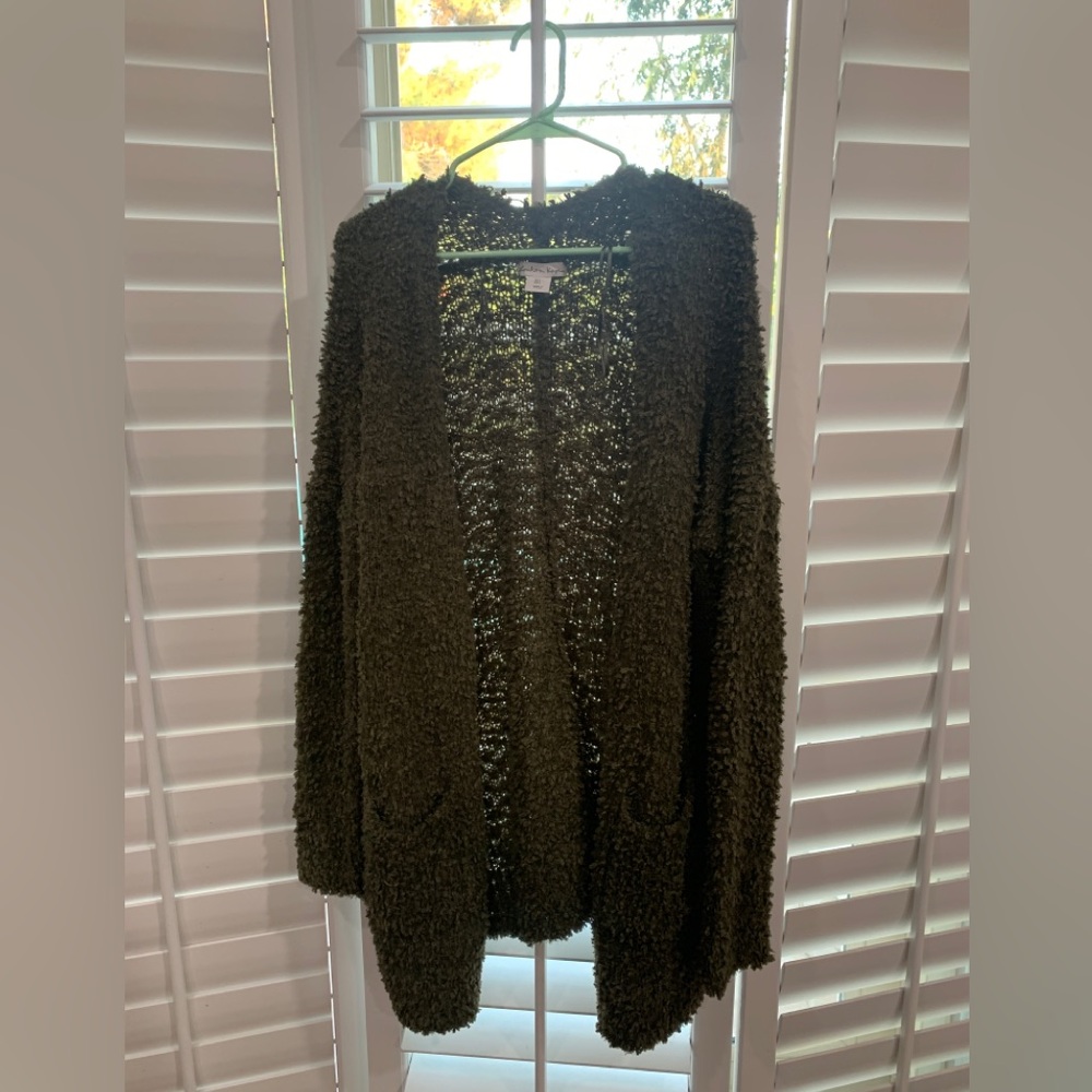 London Kaye Olive Green  Cardigan